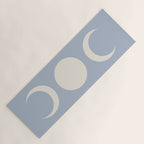 Moon Minimalism - Blue Yoga Mat Gallery Image 1