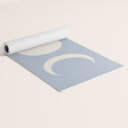Moon Minimalism - Blue Yoga Mat Gallery Image 2