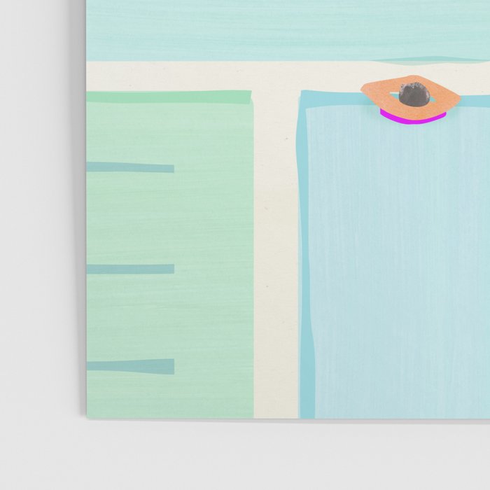 Saturdays At The Pool Illustration Poster Gallery Image 3