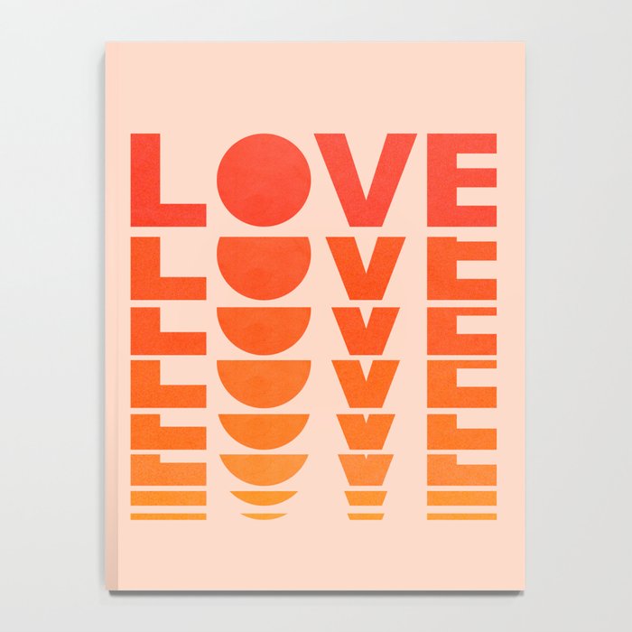 Abstraction_LOVE_SUNSET_Minimalism_001 Notebook Gallery Image 4