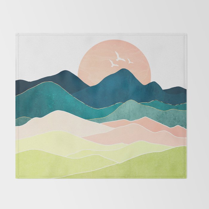 Spring Vista Throw Blanket Gallery Image 2