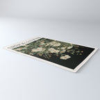 William Morris sage green Autumn Floral Print Art Nouveau maximalist wall art fall Flower Poster Rug Gallery Image 3