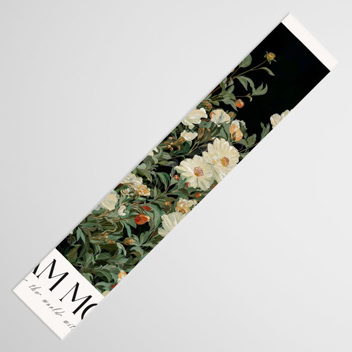William Morris sage green Autumn Floral Print Art Nouveau maximalist wall art fall Flower Poster Table Runner Gallery Image 3