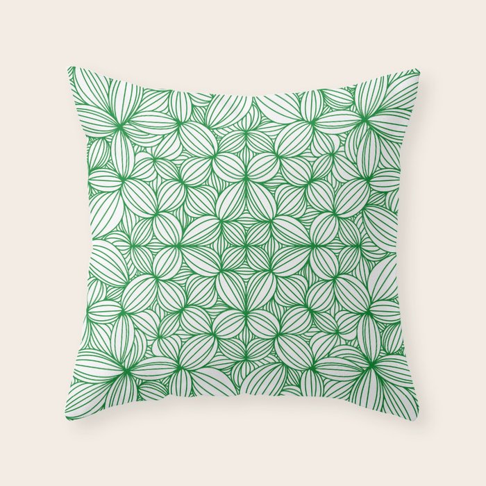 The grass is greener Throw Pillow Gallery Image 1