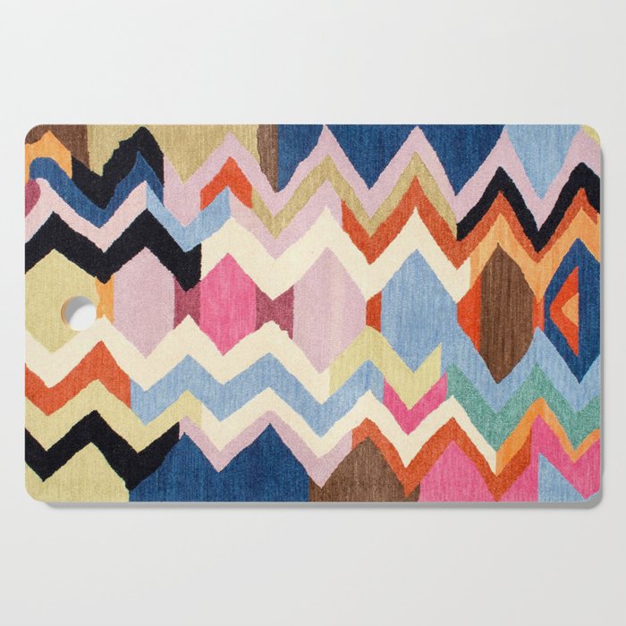 Colored Oriental  Berber Traditional Moroccan Artwork  Cutting Board Gallery Image 1