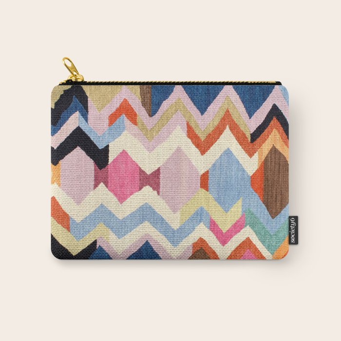 Colored Oriental  Berber Traditional Moroccan Artwork  Carry All Pouch Gallery Image 1