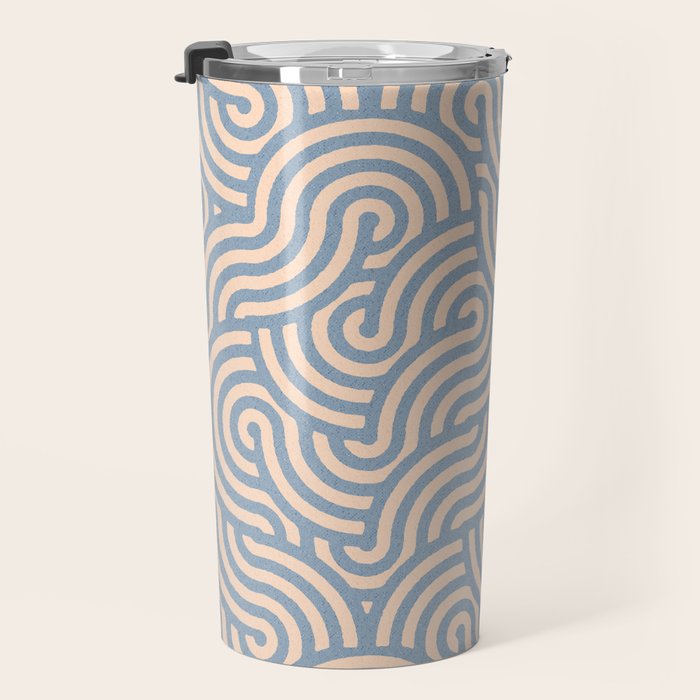 SWIRL - Stone and Almond Travel Mug Gallery Image 3