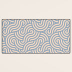 SWIRL - Stone and Almond Desk Mat Gallery Image 3