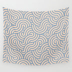 SWIRL - Stone and Almond Wall Tapestry Gallery Image 4