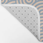 SWIRL - Stone and Almond Bath Mat Gallery Image 2