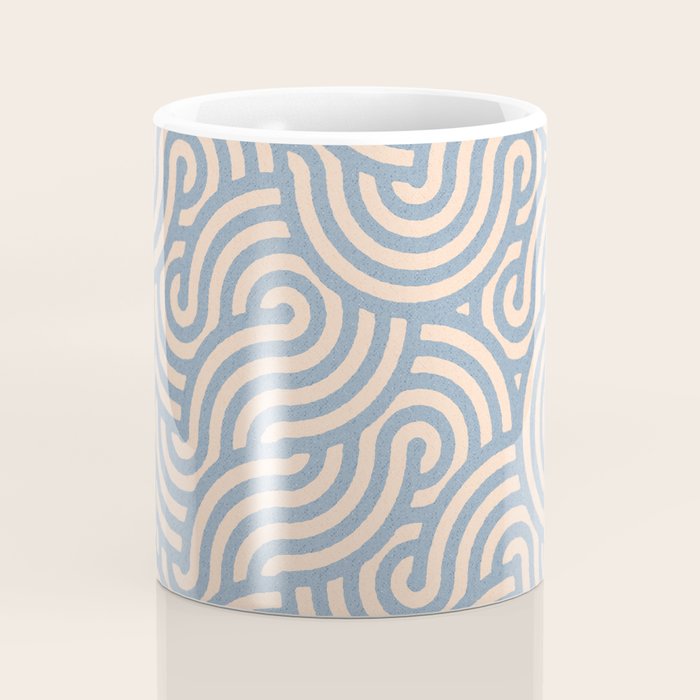 SWIRL - Stone and Almond Coffee Mug Gallery Image 4