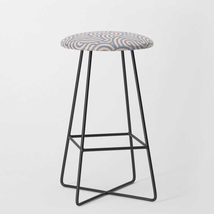 SWIRL - Stone and Almond Stool Gallery Image 1