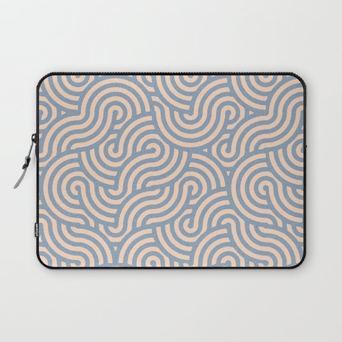 SWIRL - Stone and Almond Laptop Sleeve Gallery Image 1