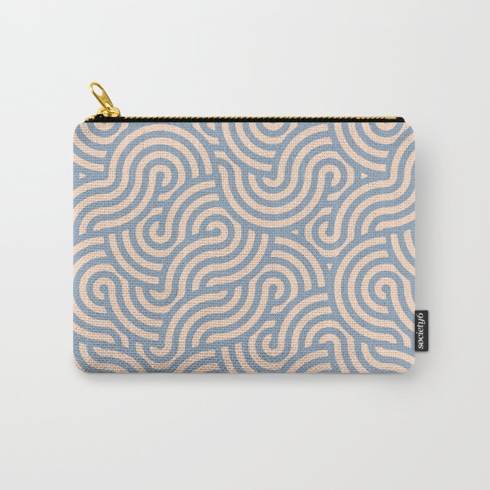 SWIRL - Stone and Almond Carry All Pouch Gallery Image 1
