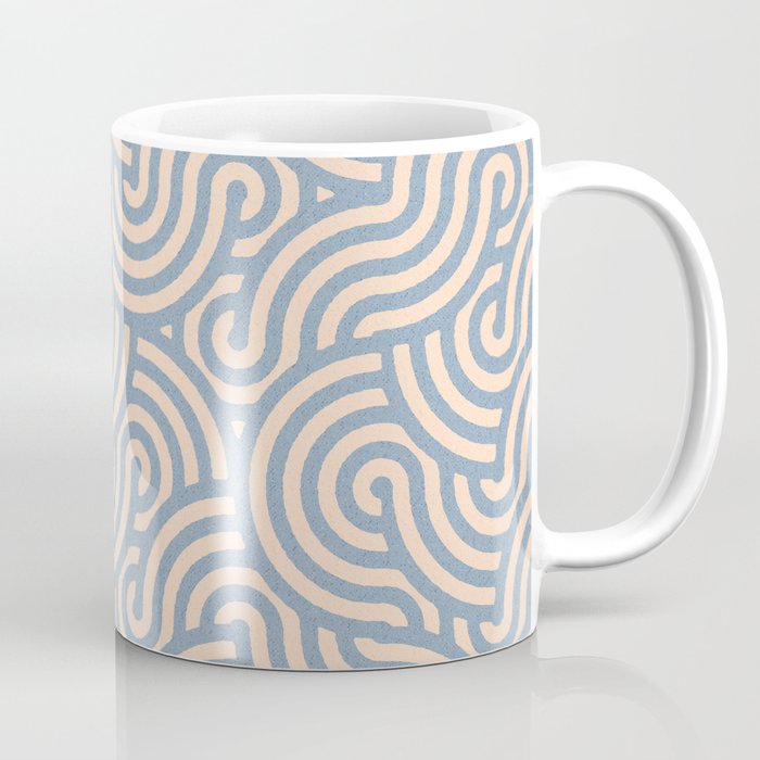 SWIRL - Stone and Almond Coffee Mug Gallery Image 1