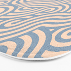 SWIRL - Stone and Almond Bath Mat Gallery Image 3