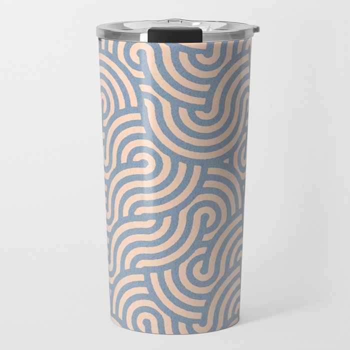 SWIRL - Stone and Almond Travel Mug Gallery Image 1