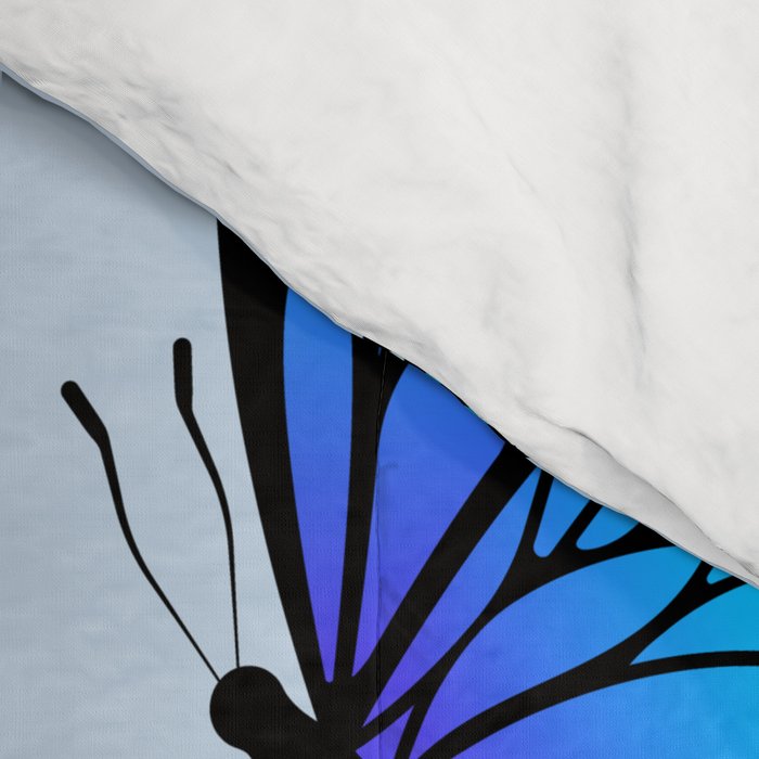 Butterfly Blues | Blue Morpho Butterflies Collage Comforter Gallery Image 4