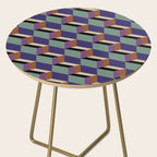 Cuboid Geometric Abstract Shapes Pattern XIX Side Table Gallery Image 2