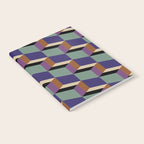 Cuboid Geometric Abstract Shapes Pattern XIX Notebook Gallery Image 2