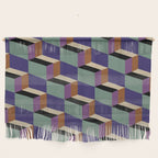 Cuboid Geometric Abstract Shapes Pattern XIX Wall Hanging Gallery Image 1