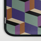 Cuboid Geometric Abstract Shapes Pattern XIX Laptop Sleeve Gallery Image 3
