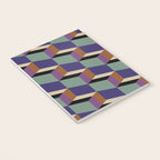 Cuboid Geometric Abstract Shapes Pattern XIX Notebook Gallery Image 3