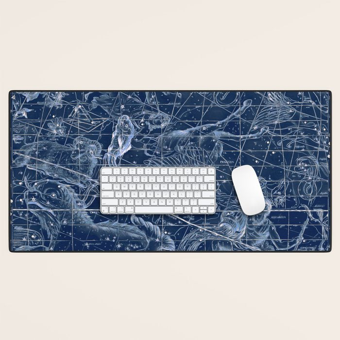 Pisces sky star map Desk Mat Gallery Image 1
