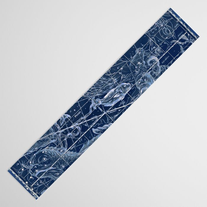 Pisces sky star map Table Runner Gallery Image 3