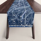 Pisces sky star map Table Runner Gallery Image 1