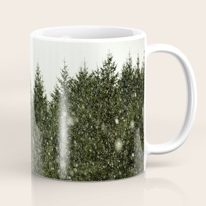 Winter Woods Pacific Northwest - Wanderlust Adventure Coffee Mug Gallery Image 1