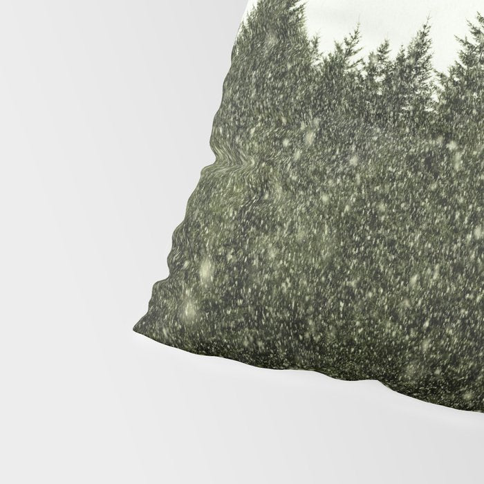 Winter Woods Pacific Northwest - Wanderlust Adventure Pillow Sham Gallery Image 4