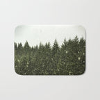 Winter Woods Pacific Northwest - Wanderlust Adventure Bath Mat Gallery Image 1
