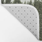 Winter Woods Pacific Northwest - Wanderlust Adventure Bath Mat Gallery Image 2