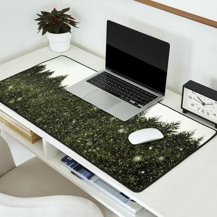 Winter Woods Pacific Northwest - Wanderlust Adventure Desk Mat Gallery Image 2
