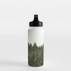 Winter Woods Pacific Northwest - Wanderlust Adventure Water Bottle Gallery Image 3