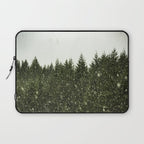 Winter Woods Pacific Northwest - Wanderlust Adventure Laptop Sleeve Gallery Image 1