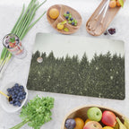 Winter Woods Pacific Northwest - Wanderlust Adventure Cutting Board Gallery Image 2