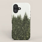 Winter Woods Pacific Northwest - Wanderlust Adventure iPhone Case Gallery Image 1