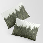 Winter Woods Pacific Northwest - Wanderlust Adventure Pillow Sham Gallery Image 3