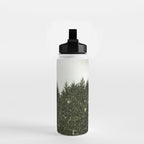 Winter Woods Pacific Northwest - Wanderlust Adventure Water Bottle Gallery Image 2