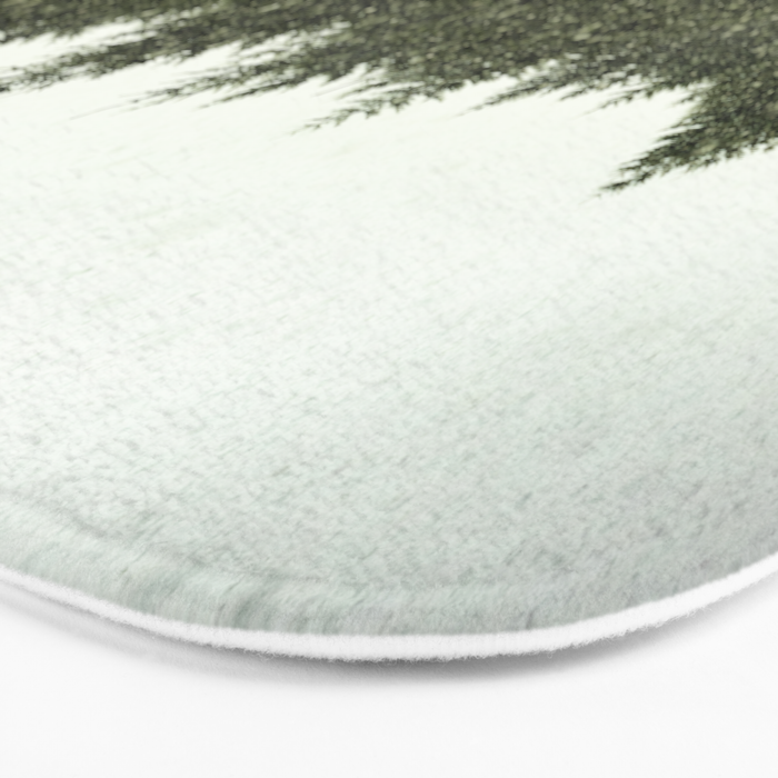 Winter Woods Pacific Northwest - Wanderlust Adventure Bath Mat Gallery Image 3
