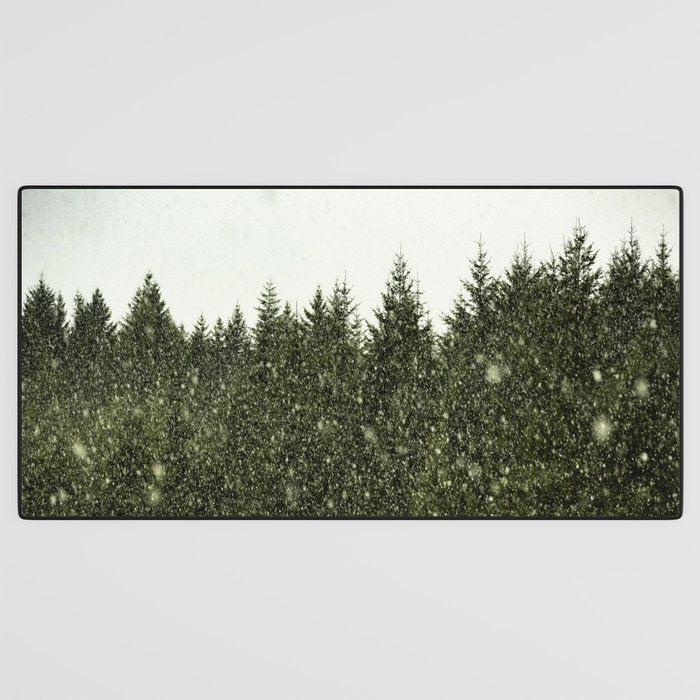Winter Woods Pacific Northwest - Wanderlust Adventure Desk Mat Gallery Image 3