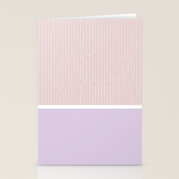 Pink Lilac Stationery Card Gallery Image 2