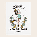 New Orleans, Louisiana Cowgirl: Hotter Than A $2 Pistol Poster Gallery Image 4