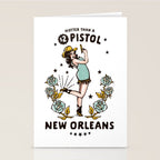 New Orleans, Louisiana Cowgirl: Hotter Than A $2 Pistol Stationery Card Gallery Image 2