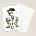 New Orleans, Louisiana Cowgirl: Hotter Than A $2 Pistol Stationery Card Gallery Image 2