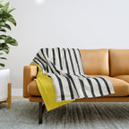Sunshine x Stripes Throw Blanket Gallery Image 1