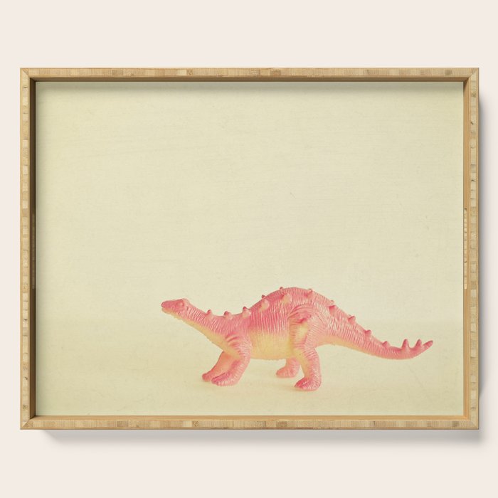 Pink Dinosaur Serving Tray Gallery Image 1