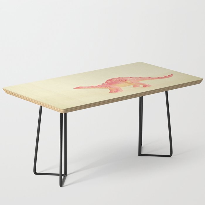 Pink Dinosaur Coffee Table Gallery Image 1